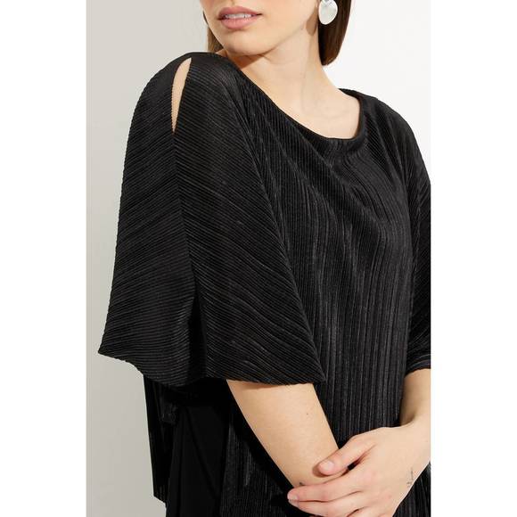 NEW JOSEPH RIBKOFF exposed shoulder top in black - Picture 4 of 5